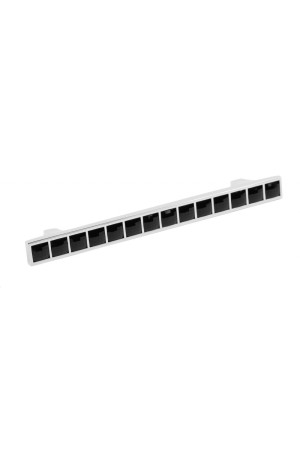 Мебельная ручка CRYSTAL RS420CP/CrBl.4/128