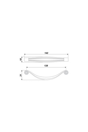 Мебельная ручка VICTORIA RS427BAB.4/128