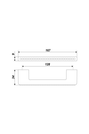 Мебельная ручка RS429CP/CrT.4/128