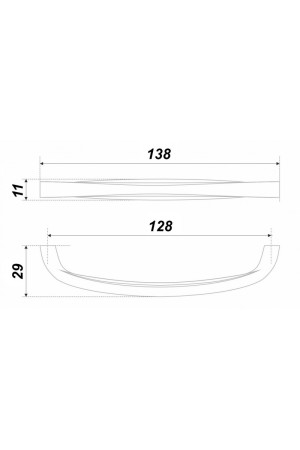 Мебельная ручка PORTU RS443CP.4/128