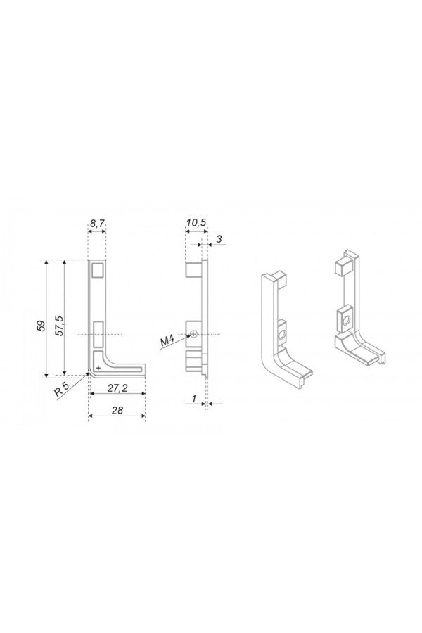 Заглушки GOLA BALANCE RZ051.01SG