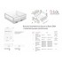Высокий держатель передней стенки B-Box SBH34/W