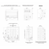 Продольный прямоугольный рейлинг для B-BOX SBR05/W/270