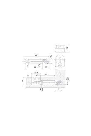 Стяжка B-fix ST01/48/6/Zn/01
