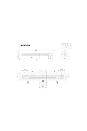 Стяжка B-fix ST01/50/6/Zn/01