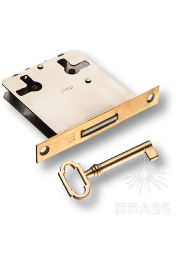 Brass 01904 замок мебельный врезной с ключом