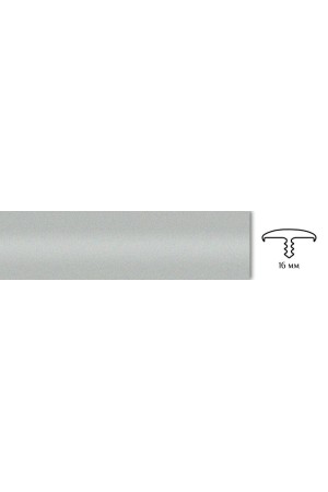 Кант врезной 017В металлик/steel