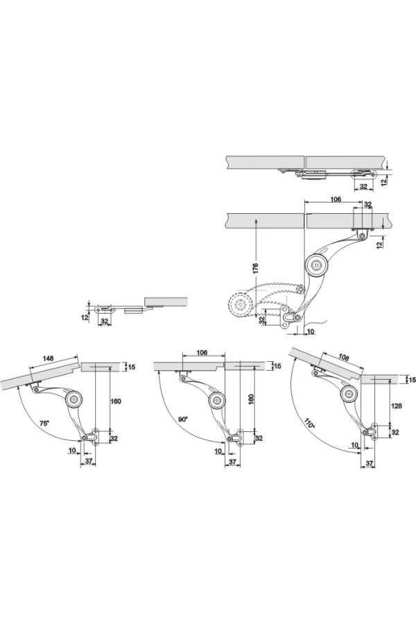 Кронштейн механический DESIGNE хром PD-GPD01-001 GTV