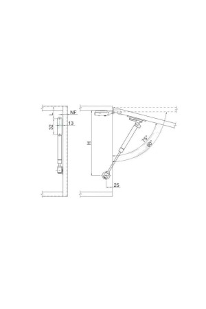 Газовый лифт нагрузка 60Н с доводчиком белый PD-GAM060-N10 GTV