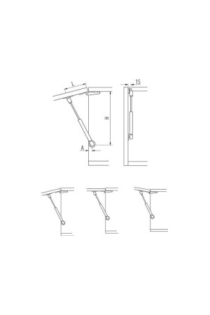 Газовый лифт нагрузка 120Н PD-G0120-N02 GTV