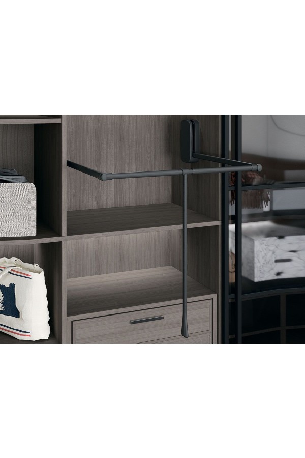 пантограф STARAX 600-850мм(600-850x130x800), нагрузка 12кг., антрацит/S-6011-A