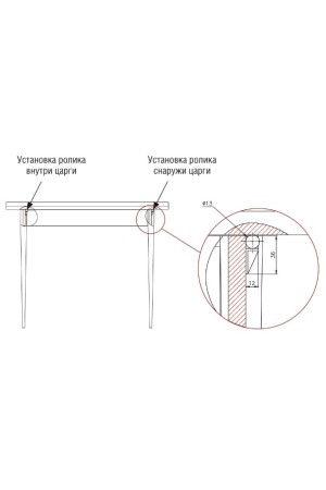 колесо для столешницы RT 01