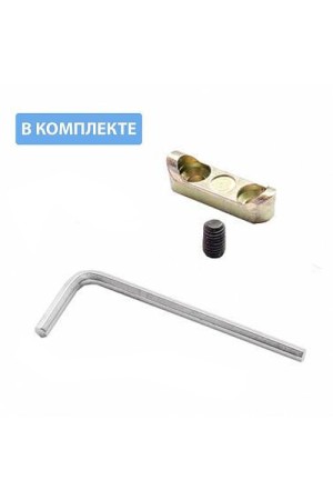 Крючок мебельный двухрожковый инокс WZ-K2202-06 GTV