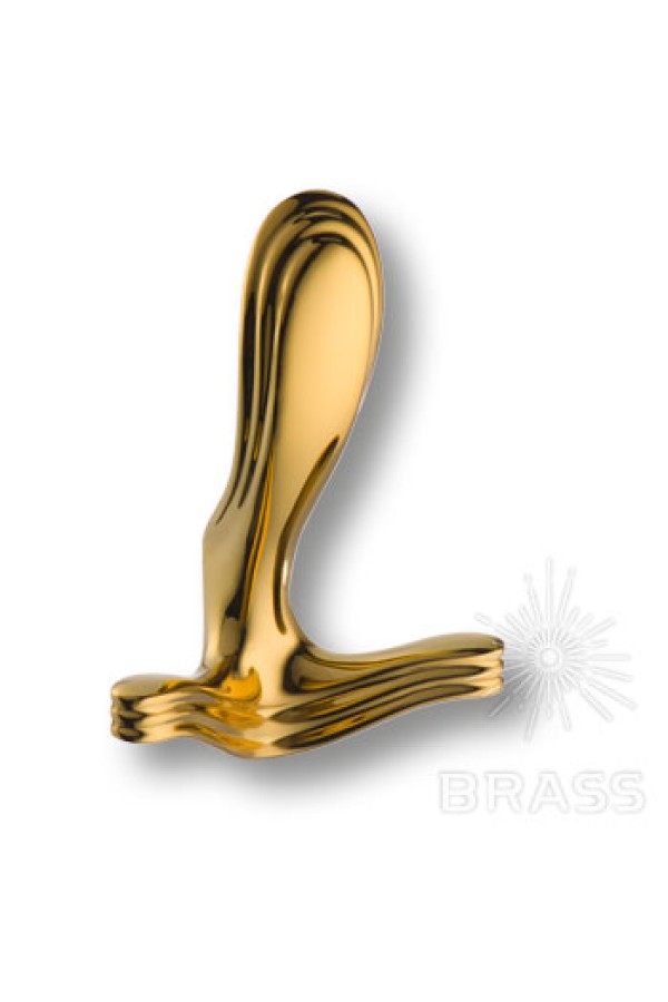Крючок мебельный трехрожковый золото 2035 0086 GL Brass