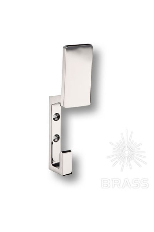 Крючок мебельный двухрожковый хром Kare Hook Small-Chrome Brass