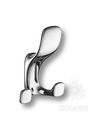 Brass 2010 0080 CR крючок мебельный, глянцевый хром 80 мм