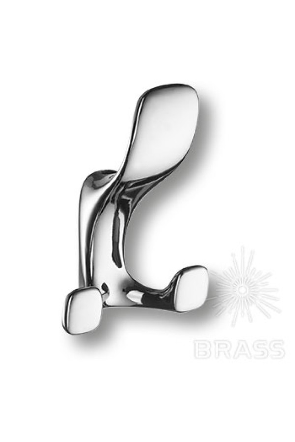 Brass 2010 0080 CR крючок мебельный, глянцевый хром 80 мм