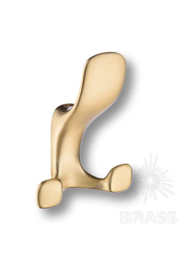 Brass 2010 0080 BB крючок мебельный, матовое золото 80 мм