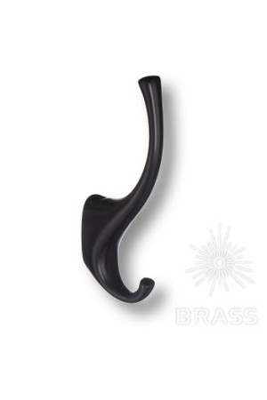 Brass 2080 0020 AL6 крючок мебельный, черный