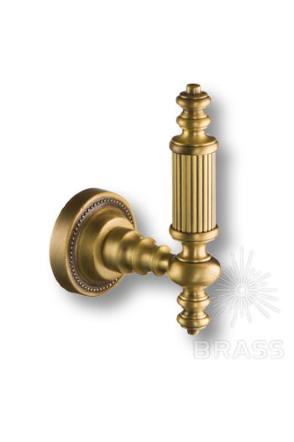 Brass 3506-12-013 крючок мебельный однорожковый, старая бронза