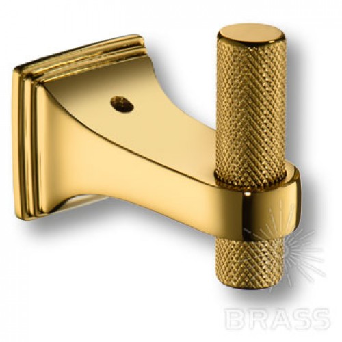 Brass 1014 001 GL крючок мебельный, глянцевое золото