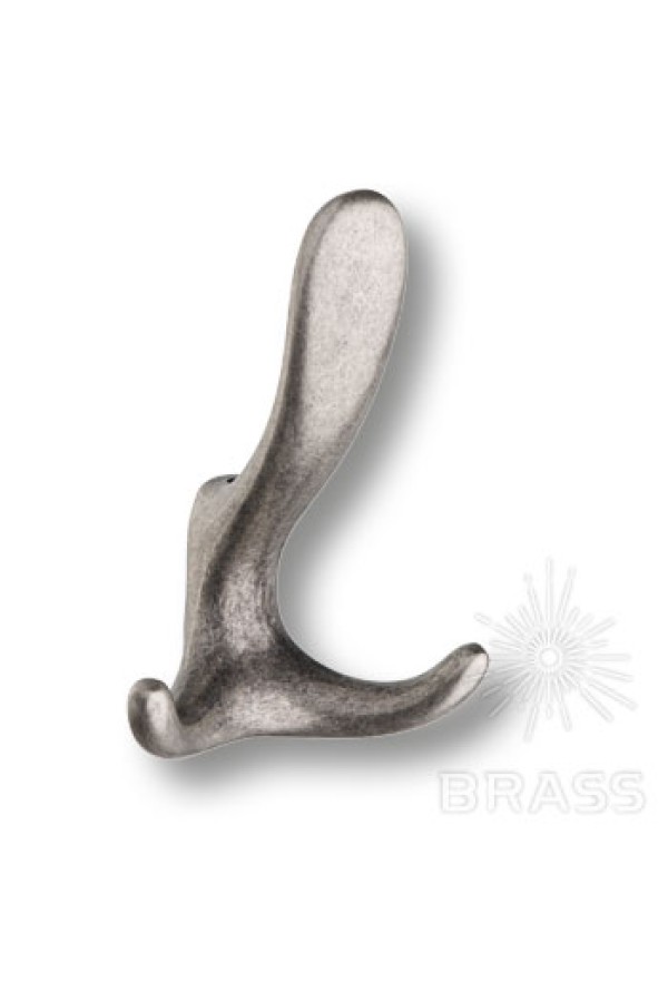 Крючок мебельный трехрожковый старое серебро 2045 0078 OSM Brass
