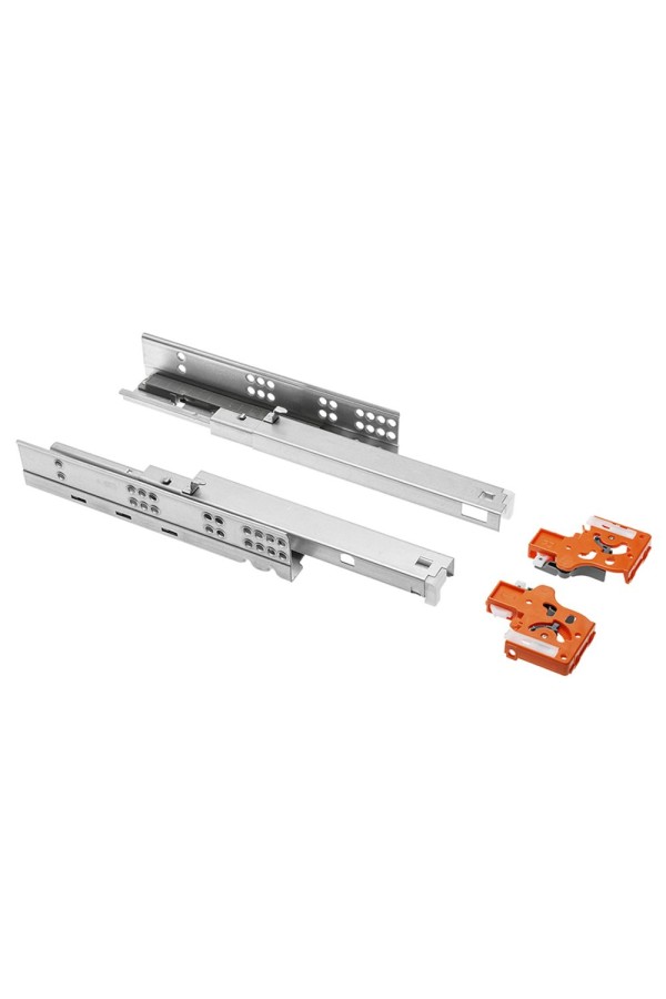 направляющие скрытого монтажа GTV 500мм, PUSH to open, 25кг(10шт)/PB-0FPO18-500