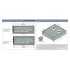 направляющие скрытого монтажа GTV 450мм, PUSH to open, 35кг(12шт)/PB-3D0FPO18-450-PRO