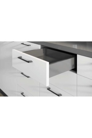 Выдвижной ящик AXIS PRO с доводчиком 84*500мм антрацит PB-AXISPRO-KPL500А GTV