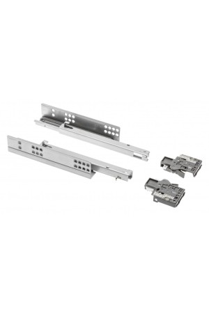 направляющие скрытого монтажа GTV MODERN SLIDE 80% выдвиж 450мм, доводчик 30кг(10шт)/PB-GCHX18-450-H