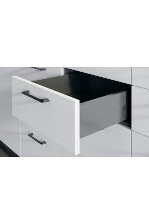 ящик GTV AXIS PRO 116*500мм, доводчик, 40кг, антрацит/PB-AXISPRO-KPL500B