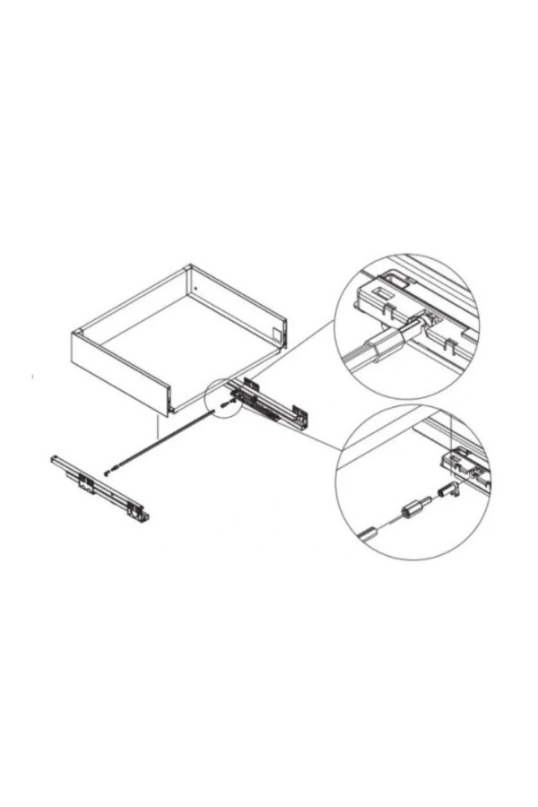 ящик GTV AXIS PRO*синхронизирующая планка для Push to open 1200мм (50шт)/PB-AXISPRO-SYNCHRO-P2O