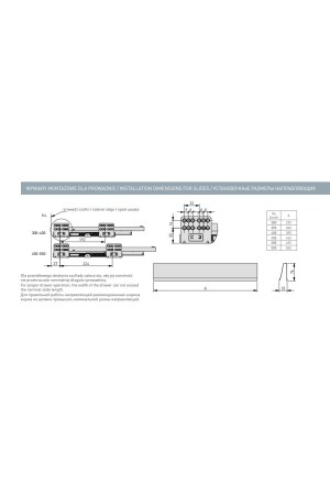 ящик GTV MODERN BOX PRO 84*400мм, доводчик, 40кг, антрацит/PB-MBPRO-KPL400A
