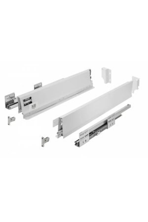 ящик GTV MODERN BOX PRO 84*400мм, доводчик, 40кг, белый/PB-MBPRO-KPL400A1