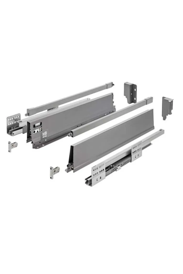 ящик GTV MODERN BOX PRO 199*500мм, доводчик, 40кг, антрацит/PB-MBPRO-KPL500C