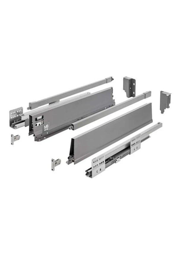 ящик GTV MODERN BOX PRO 135*450мм, доводчик, 40кг, антрацит/PB-MBPRO-KPL450B