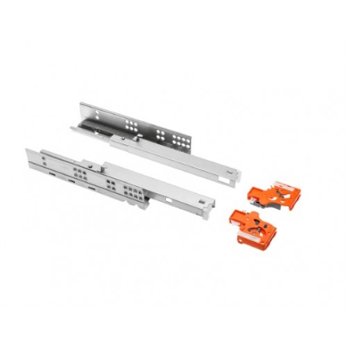 направляющие скрытого монтажа GTV 350мм, PUSH to open, 25кг(10шт)/PB-0FPO18-350