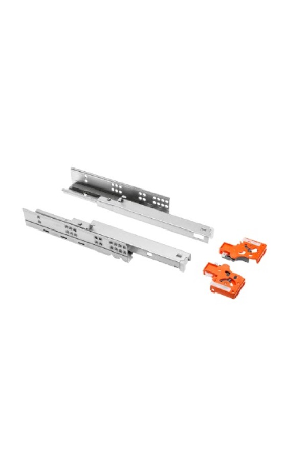 направляющие скрытого монтажа GTV 350мм, PUSH to open, 25кг(10шт)/PB-0FPO18-350