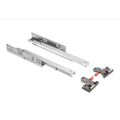направляющие скрытого монтажа GTV MODERN SLIDE PRO 48*300мм, довод, 30кг(10шт)/PB-3D0SHX18-300-PRO