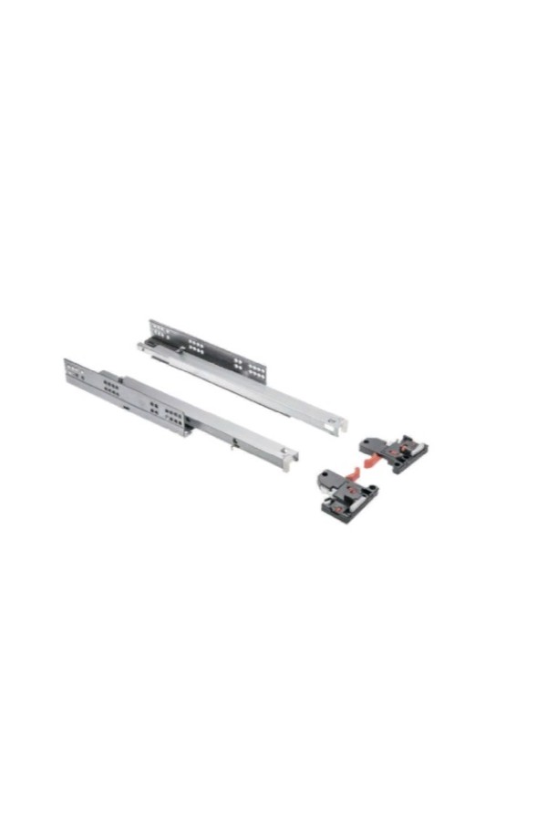 направляющие скрытого монтажа GTV MODERN SLIDE 3D 48*250мм, доводчик, 30кг(10шт)/PB-3D0SHX18-250-H