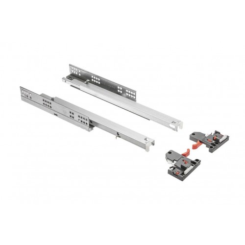 направляющие скрытого монтажа GTV MODERN SLIDE PRO 48*350мм, довод, 30кг(10шт)/PB-3D0SHX18-350-PRO