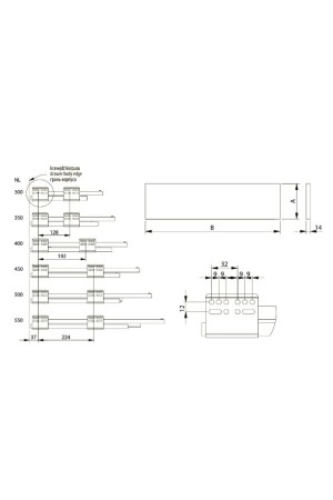 ящик GTV AXIS PRO 167*300мм, доводчик, 40кг, антрацит/PB-AXISPRO-KPL300C
