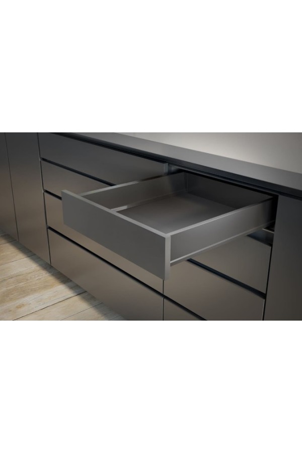 ящик GTV MODERN BOX PRO 84*350мм, доводчик, 40кг, антрацит/PB-MBPRO-KPL350A