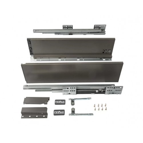 Firmax Smartline ящик 135*400мм, доводчик, 35кг, серый/FRM0740.043/135