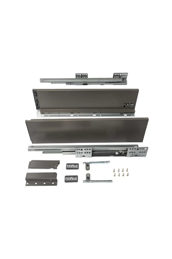 Firmax Smartline ящик 135*400мм, доводчик, 35кг, серый/FRM0740.043/135