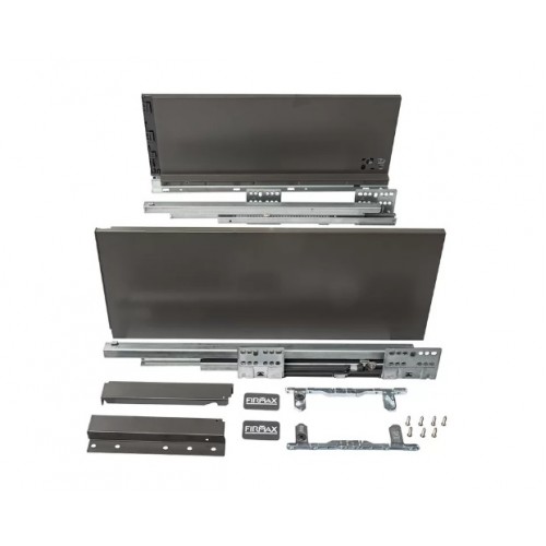 Firmax Smartline ящик 199*450мм, доводчик, 35кг, серый/FRM0745.043/199