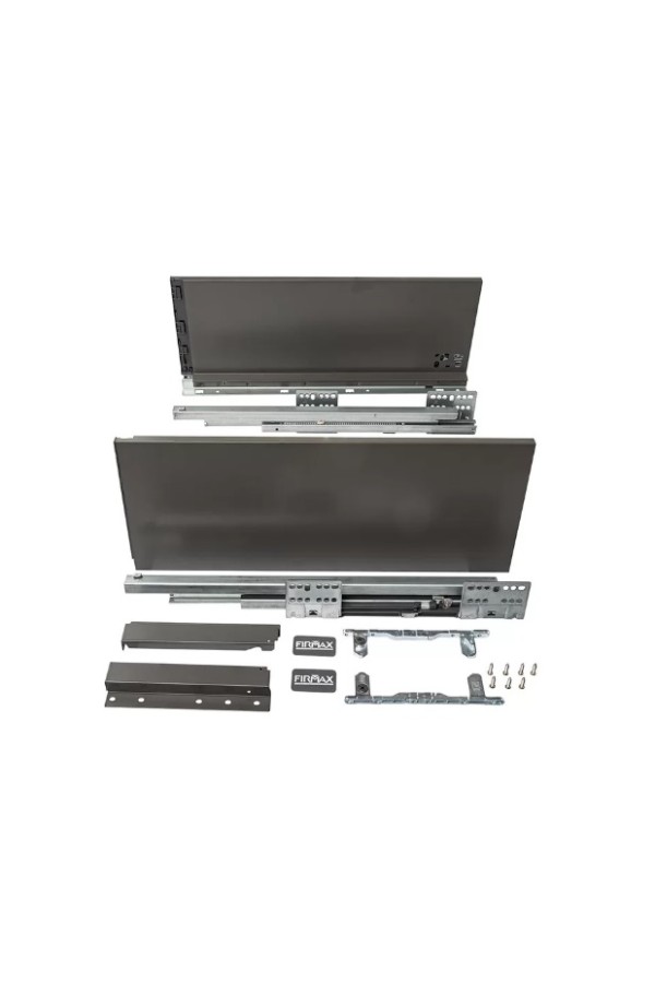Firmax Smartline ящик 199*500мм, доводчик, 35кг, серый/FRM0750.043/199
