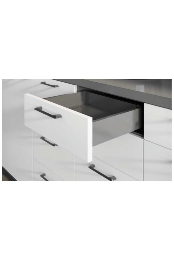 ящик GTV AXIS PRO 84*300мм, доводчик, 40кг, антрацит/PB-AXISPRO-KPL300A