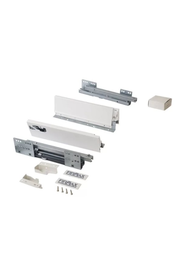 Firmax Newline ящик 84*400мм, доводчик, 35кг, белый/FRM0940.007