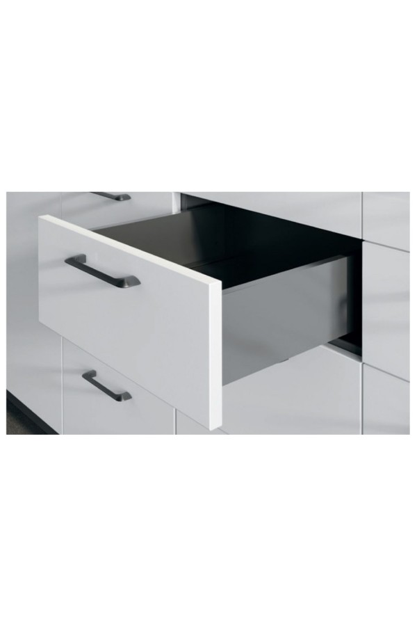 ящик GTV AXIS PRO 116*350мм, доводчик, 40кг, антрацит/PB-AXISPRO-KPL350B